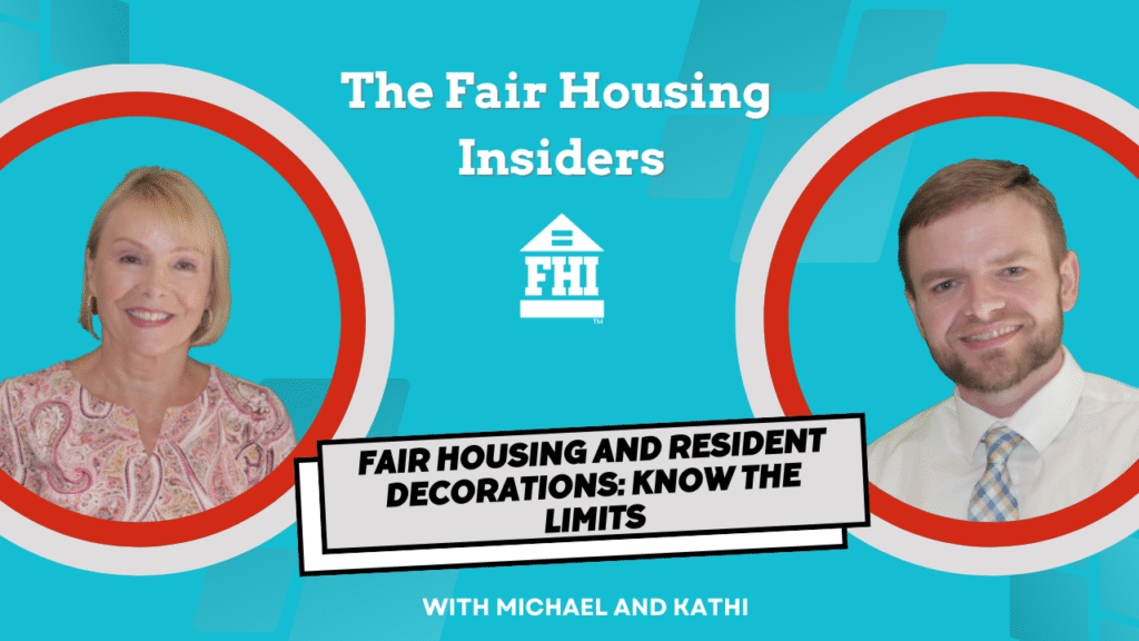 Fair Housing and Decorations