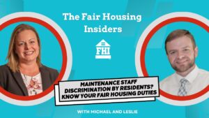 Michael and Leslie discuss what to do when a resident discriminates against a member of staff.